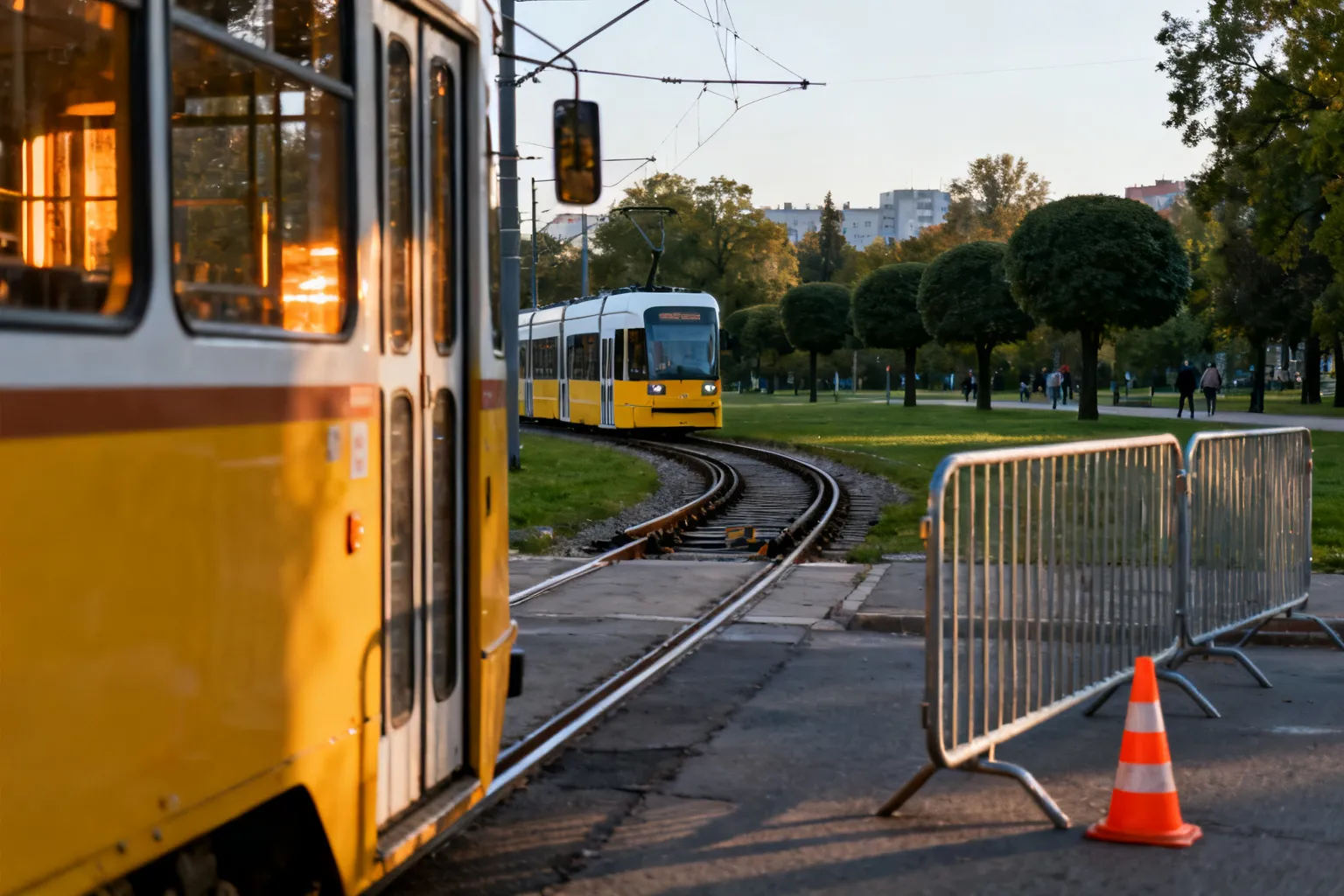 Tramwaje wracają wokół Plant — Karmelicka pozostaje zamknięta