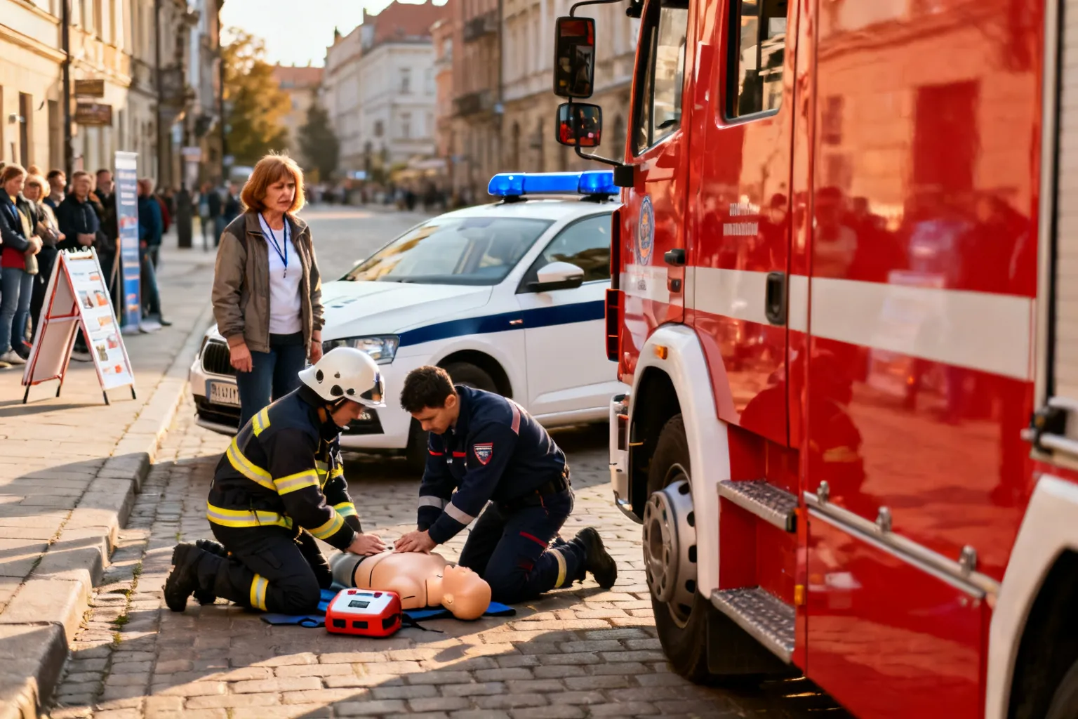 Pokazy ratownicze w Krakowie: szkolenie z pierwszej pomocy i zachowań w zagrożeniu