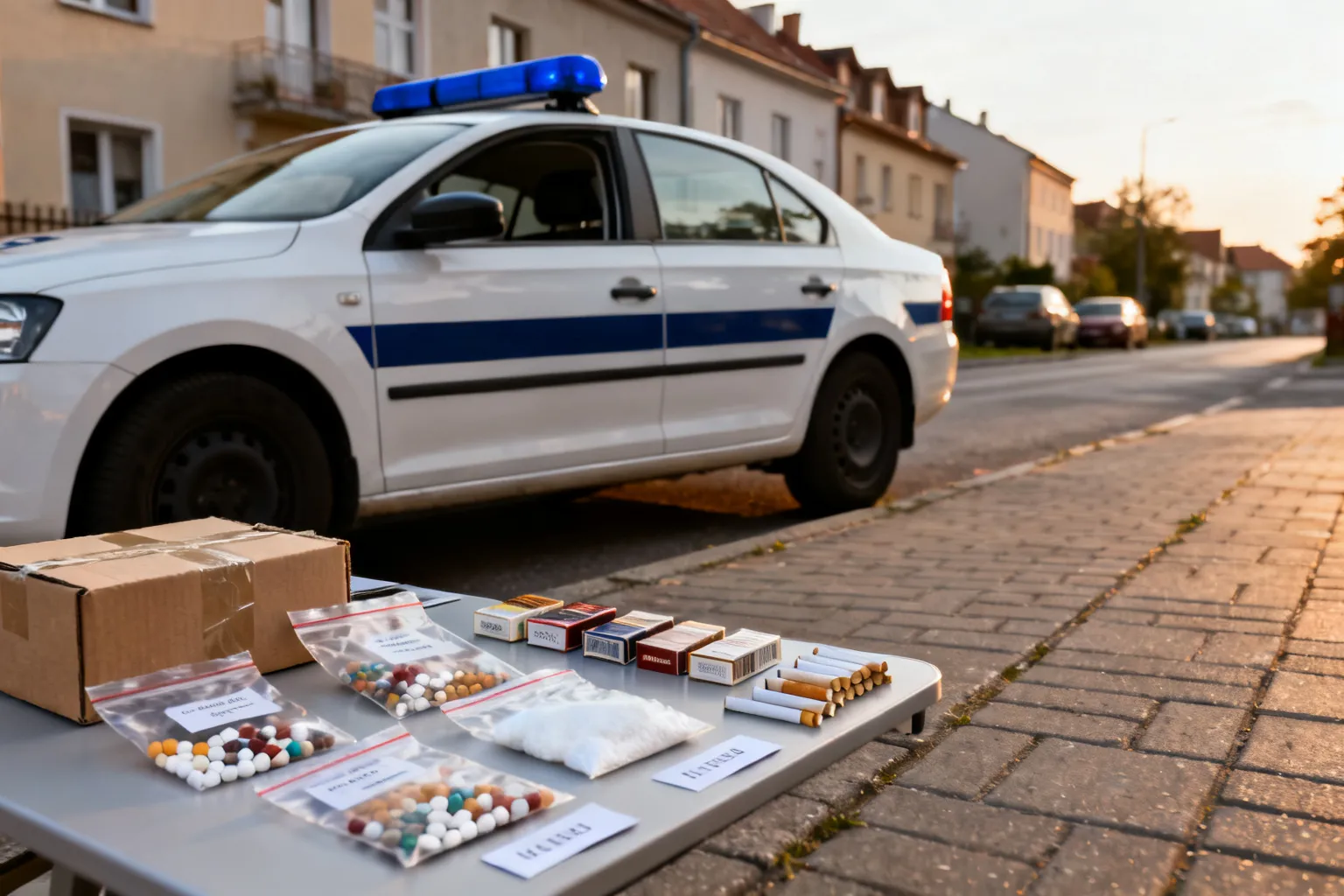 Akcja „Węzeł” w Małopolsce — ujawniono narkotyki i wyroby tytoniowe