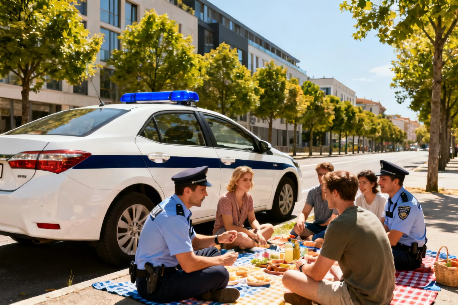 Policja w Krakowie na piknikach promowała zasady bezpieczeństwa