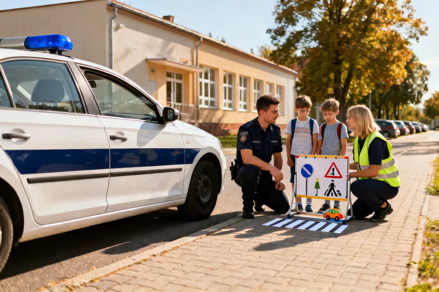 Drogówka przeprowadziła zajęcia profilaktyczne w krakowskich placówkach