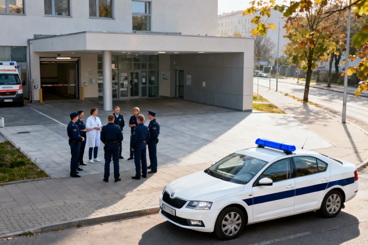 Policja szkoliła personel Szpitala im. Jana Pawła II w Krakowie w sprawie przemocy domowej