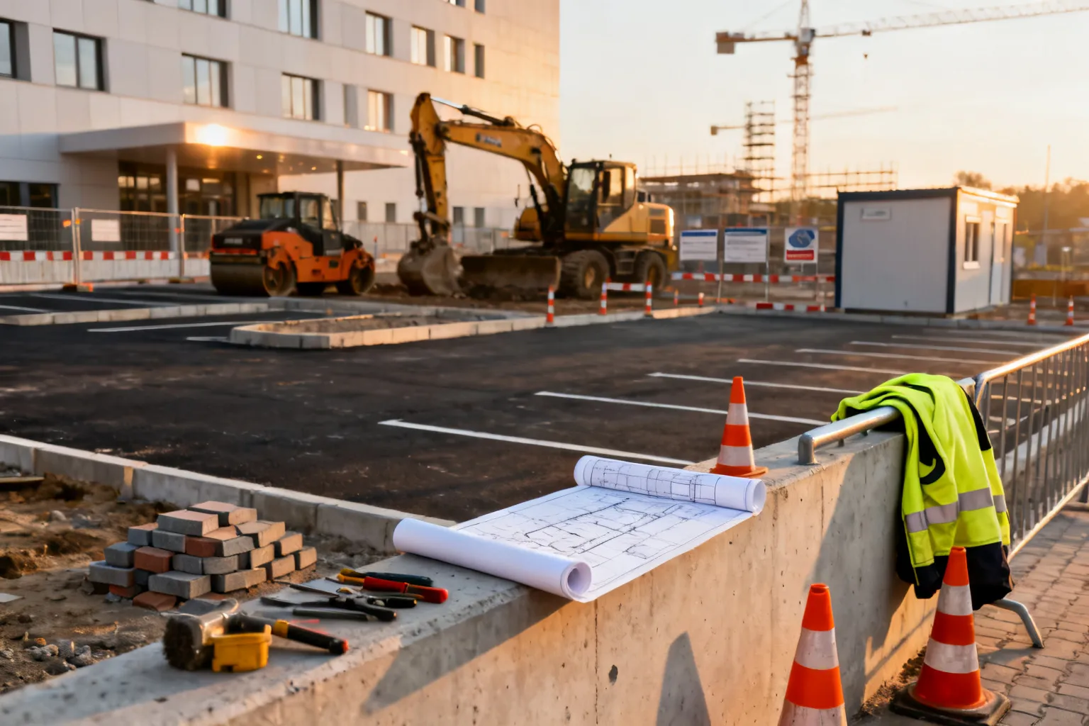 Ruszyła budowa parkingu przy Szpitalu Uniwersyteckim w Krakowie‑Prokocimiu