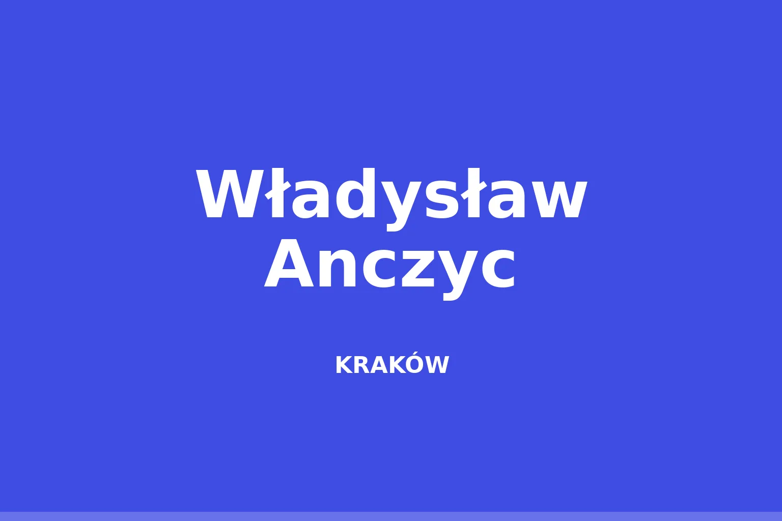 Władysław Anczyc