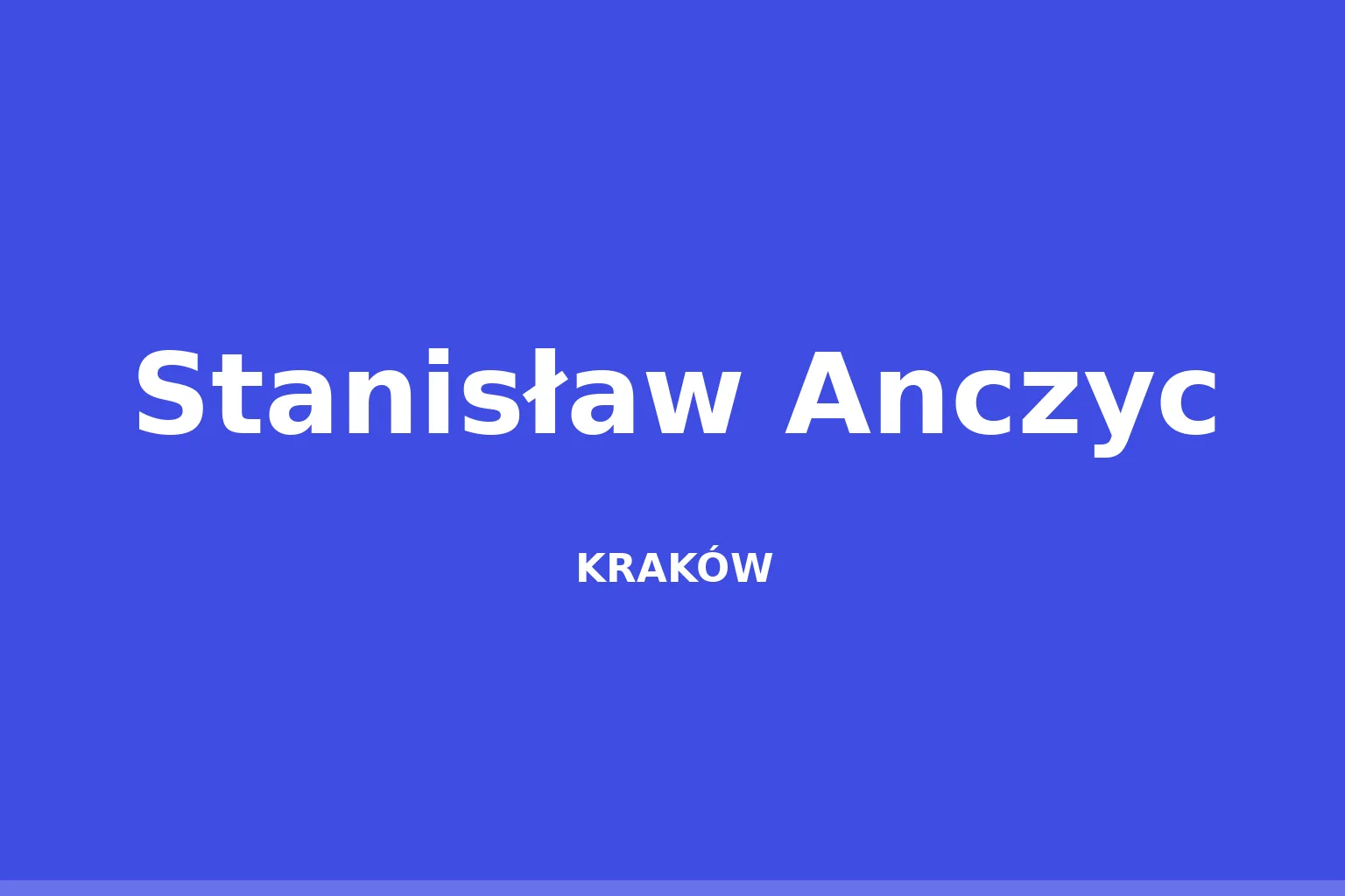 Stanisław Anczyc (zm. 1863)