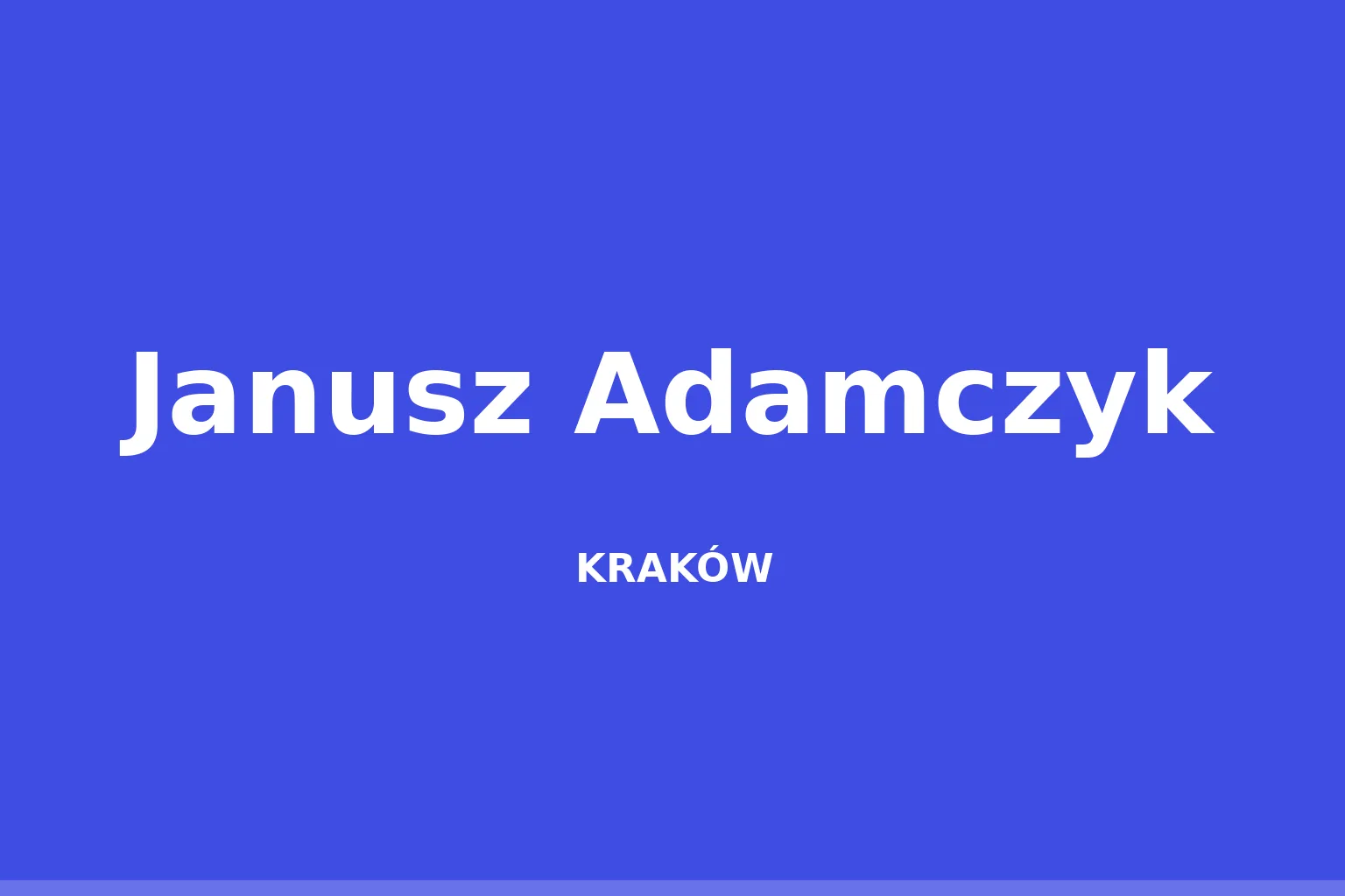 Janusz Adamczyk (piłkarz)