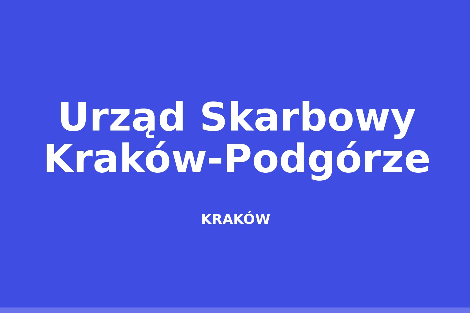 Urząd Skarbowy Kraków-Podgórze