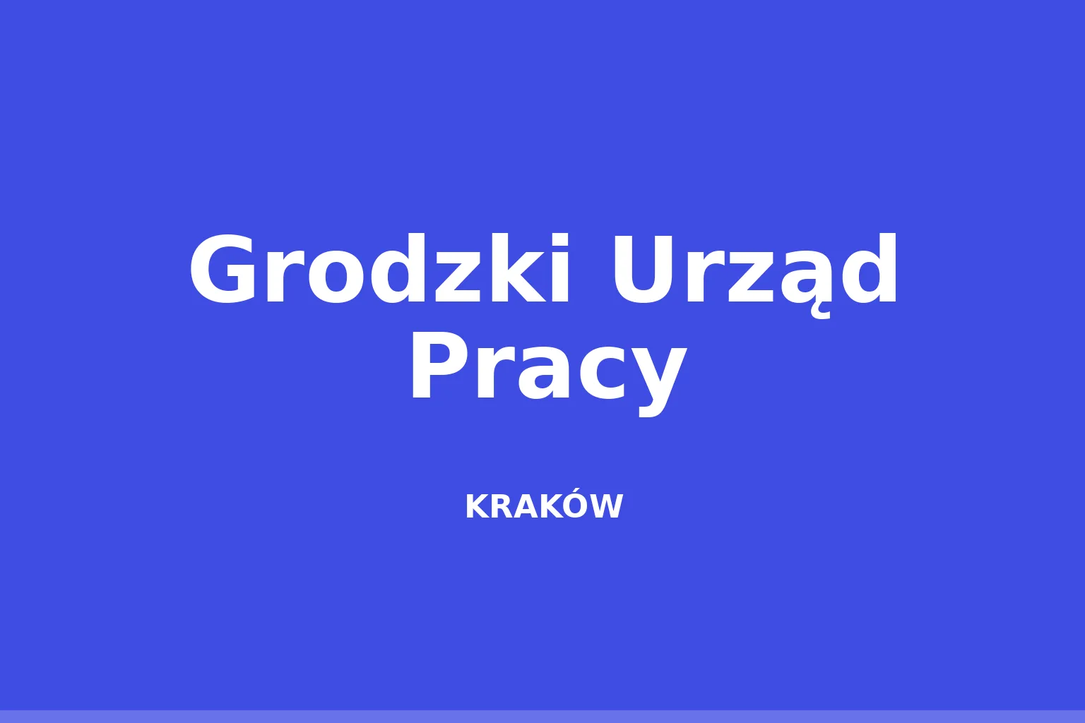 Grodzki Urząd Pracy