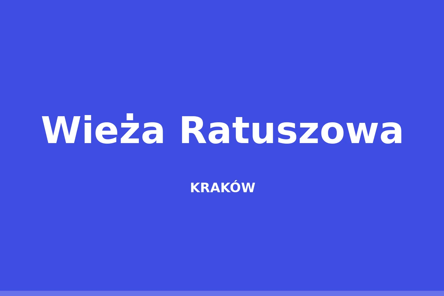 Wieża Ratuszowa
